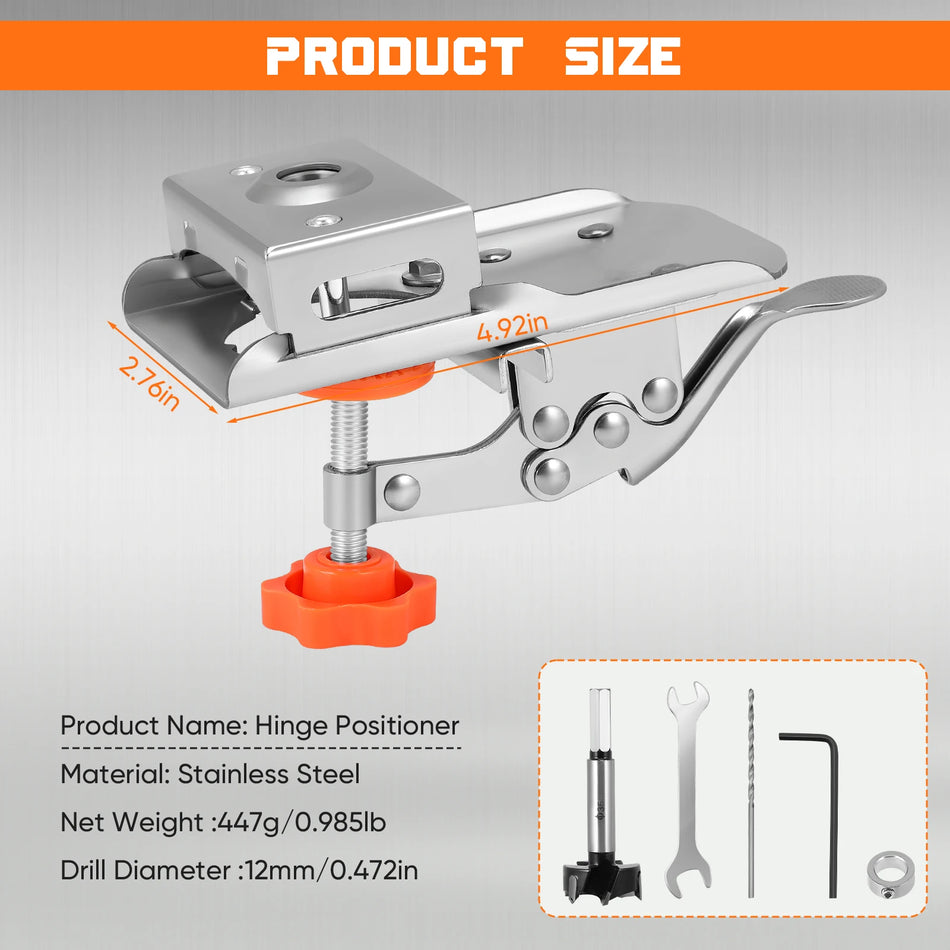 35mm eņģu urbšanas veidne alumīnija sakausējuma lokators