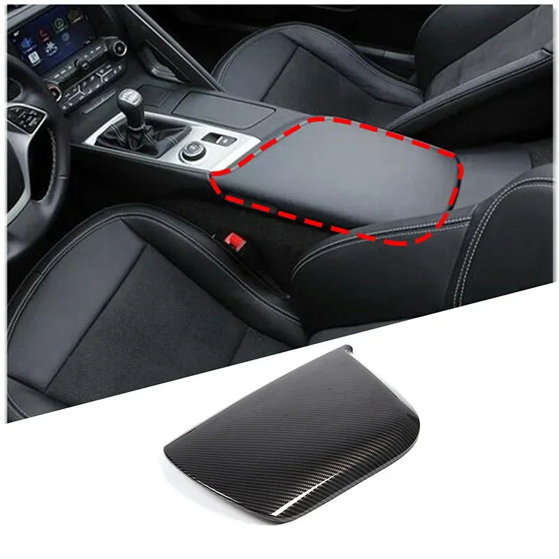 Capac cutie cotieră Corvette C7 2014 2019 ABS fibră de carbon
