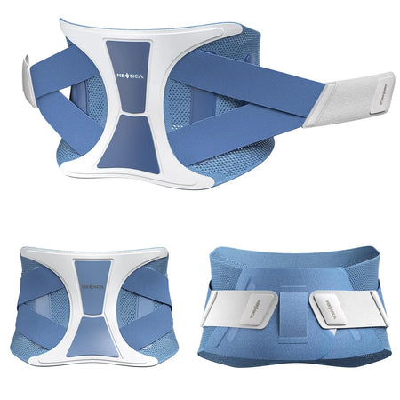NEENCA Back Support Brace Adjustable Lumbar Support Belt Waist Wrap for Lower Back Pain Relief, Injuries, Sciatica, Scoliosis