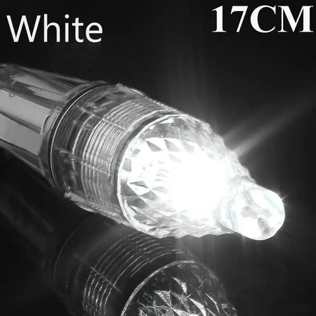 Deep Drop Underwater LED Lure Light &ndash; Night Fishing Glow White 17CM / 10PCS