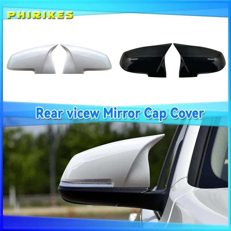 Balts spogulis vāks priekš BMW aizmugurējā spoguļa vāciņš ABS korpuss