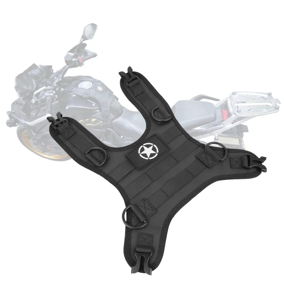 Motorcycle Tank Bag Base Portable Accessory for Universal Fuel Tank Bag Installation Front Bag-Base Excluding the Bag by InterCyprus Trading Ltd