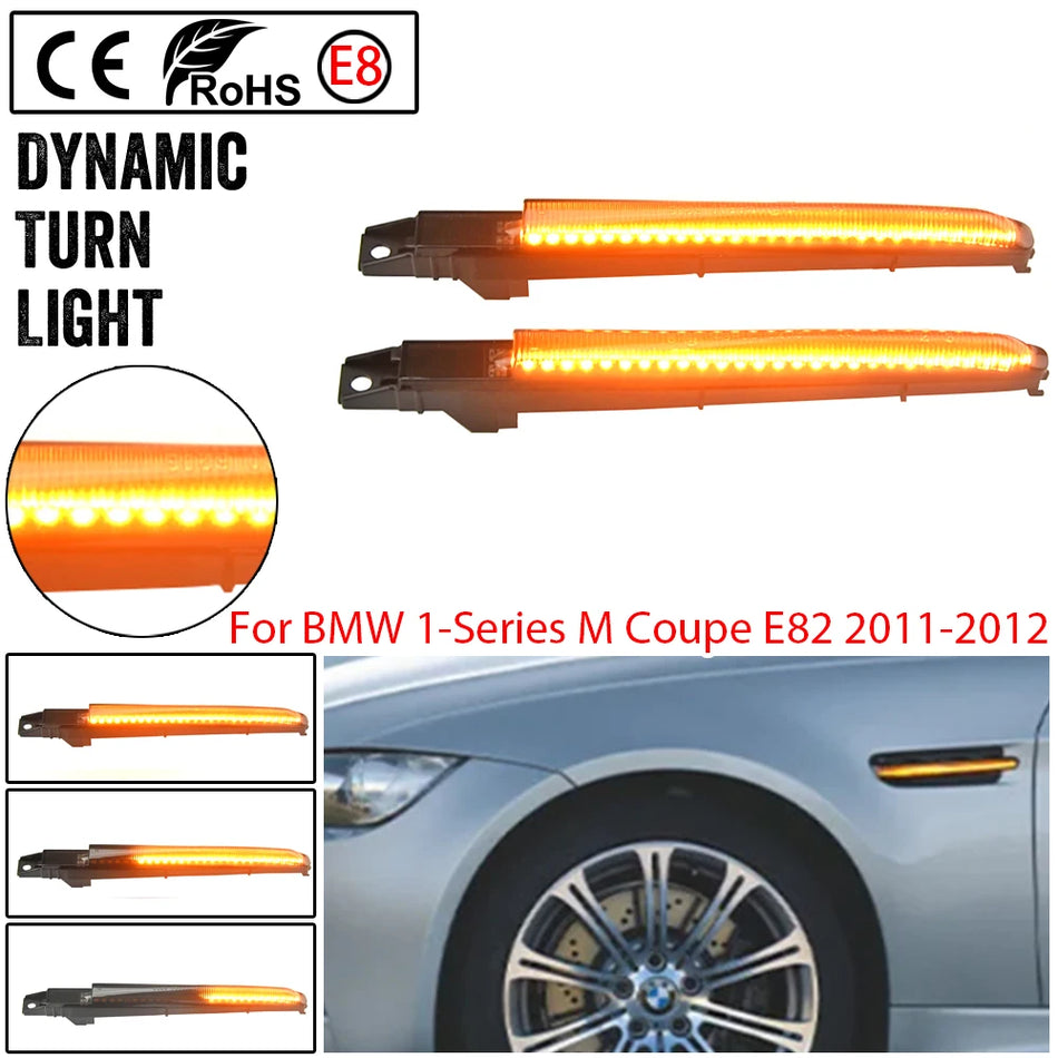 Repetidor lateral con LED secuencial dinámico para BMW F10