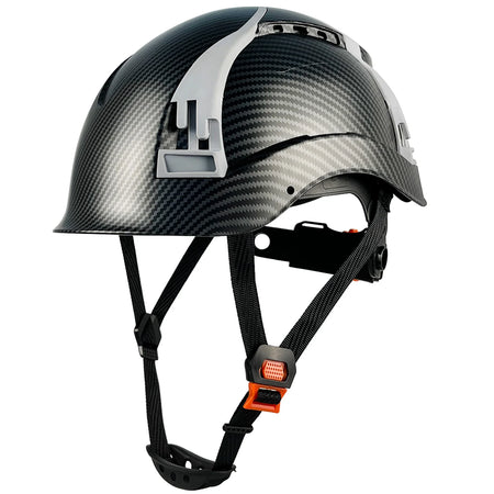 H1X Construction Safety Helmet - Adjustable Ventilation Matte Black
