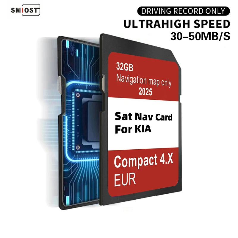 SD Card For KIA Soul Sorento Optima 2025 GEN4 32GB &ndash; Europe
