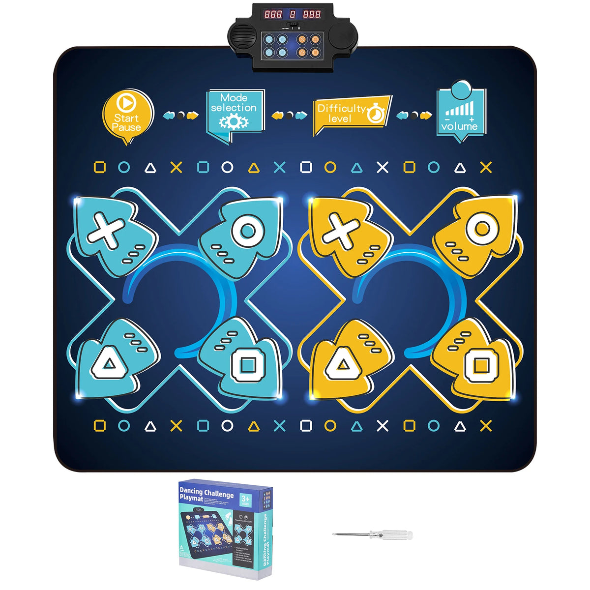 SucceBuy Kids Electronic Dance Mat &ndash; Two Player Modes