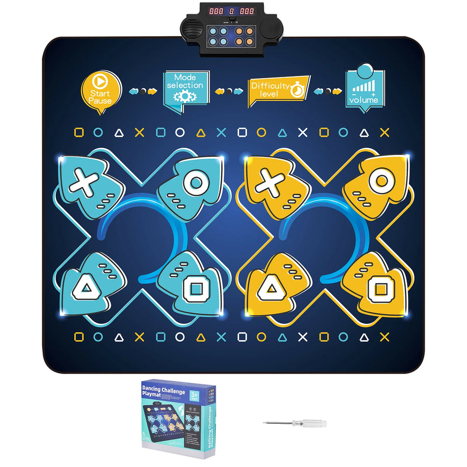 SucceBuy Kids Electronic Dance Mat &ndash; Two Player Modes