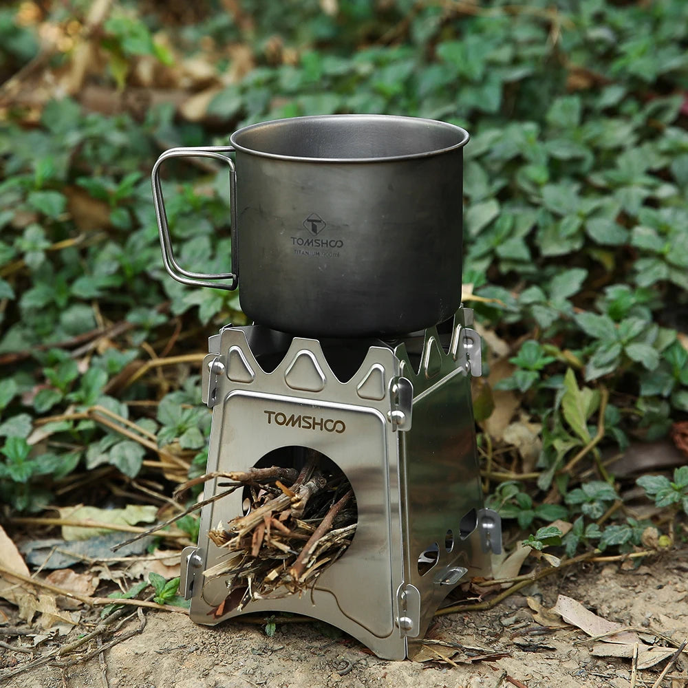 Tomshoo Titanium Stove &ndash; Portable Folding Wood Burner