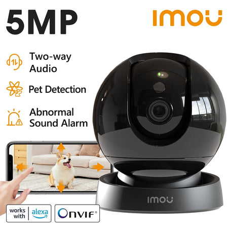 IMOU Rex 3D 5MP Indoor Security Camera with AI Smart Tracking