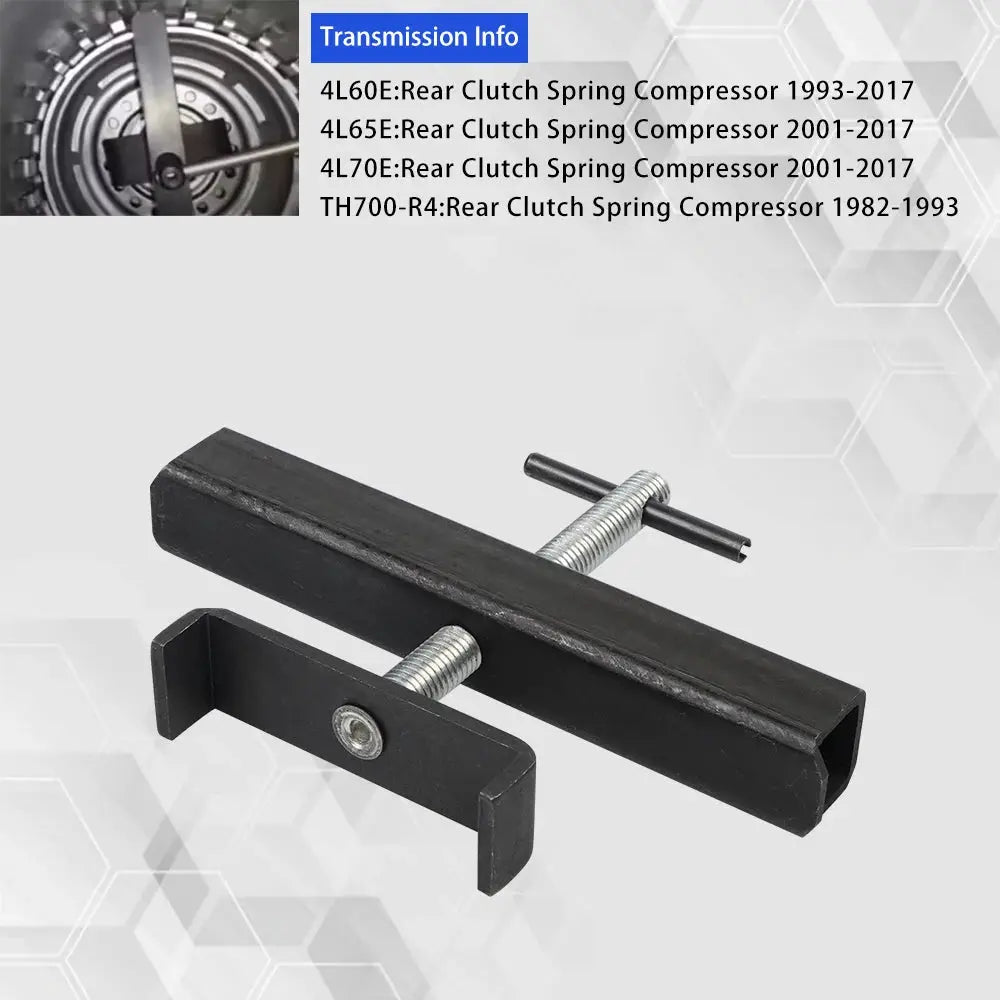 For GM 250, 250C, 350, 350C, 700R4, 4L60 & 4L60-E (Low & Reverse) T-0151 Rear Clutch Spring Compressor Transmission Tool by InterCyprus Trading Ltd