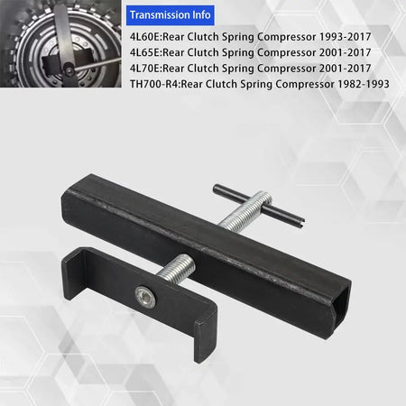 For GM 250, 250C, 350, 350C, 700R4, 4L60 & 4L60-E (Low & Reverse) T-0151 Rear Clutch Spring Compressor Transmission Tool by InterCyprus Trading Ltd