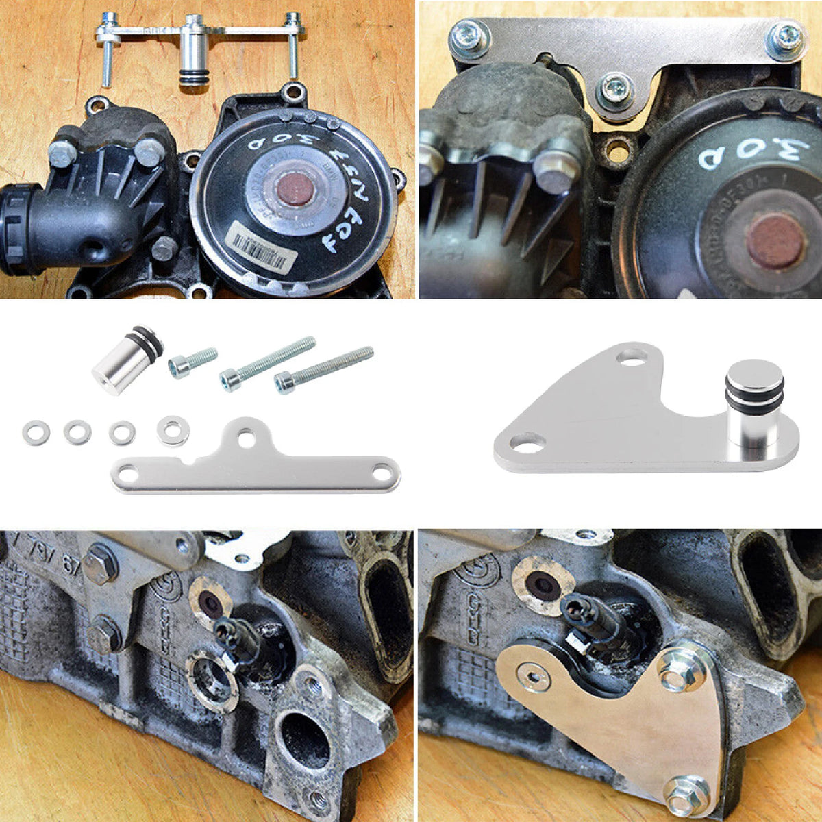 Engine Valve Gasket Kit Stainless Steel For BMW 525d 530d N57 N57S by InterCyprus Trading Ltd
