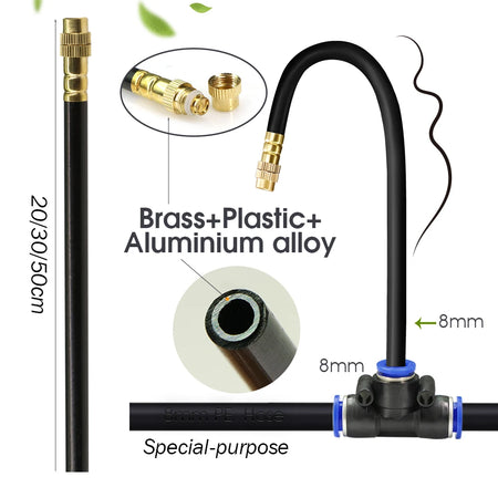 Universal Misting Sprayer Kit for Garden Irrigation and Cooling