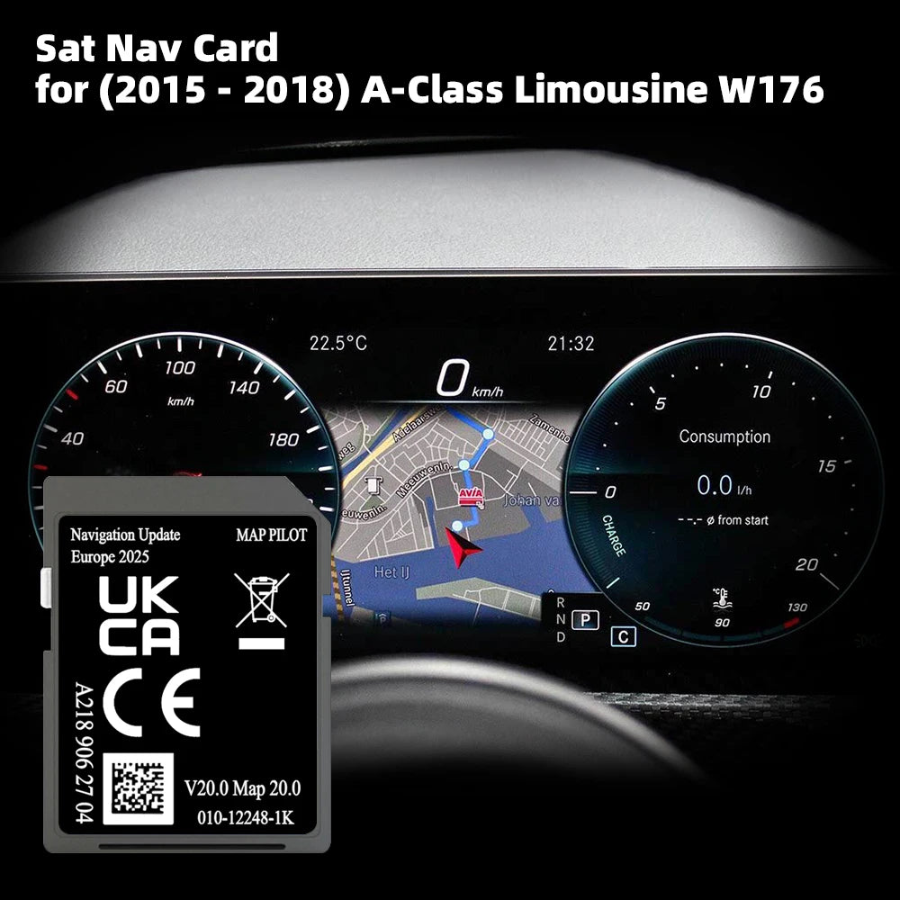 Mercedes A Class W176 Sat Nav SD Card &ndash; France Maps CHINA / A-Class W176