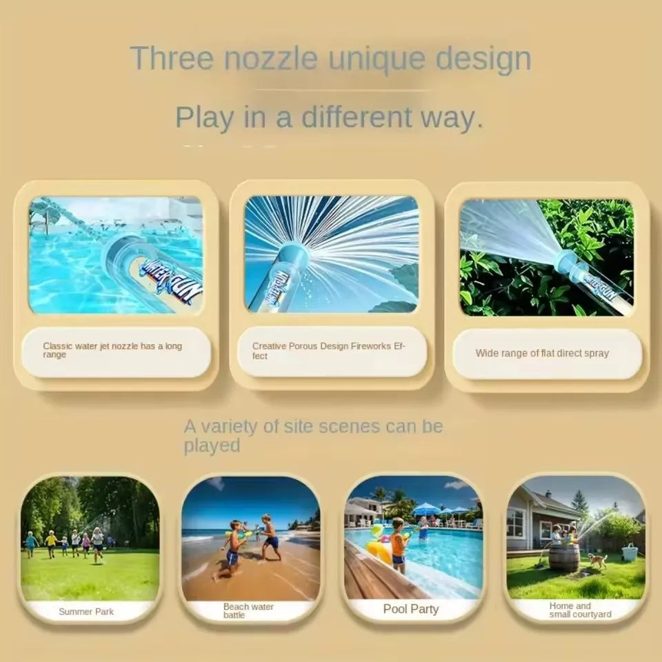 Super Soaker Firework Fountain Water Gun - Perfect for Outdoor Water Battles and Beach Parties