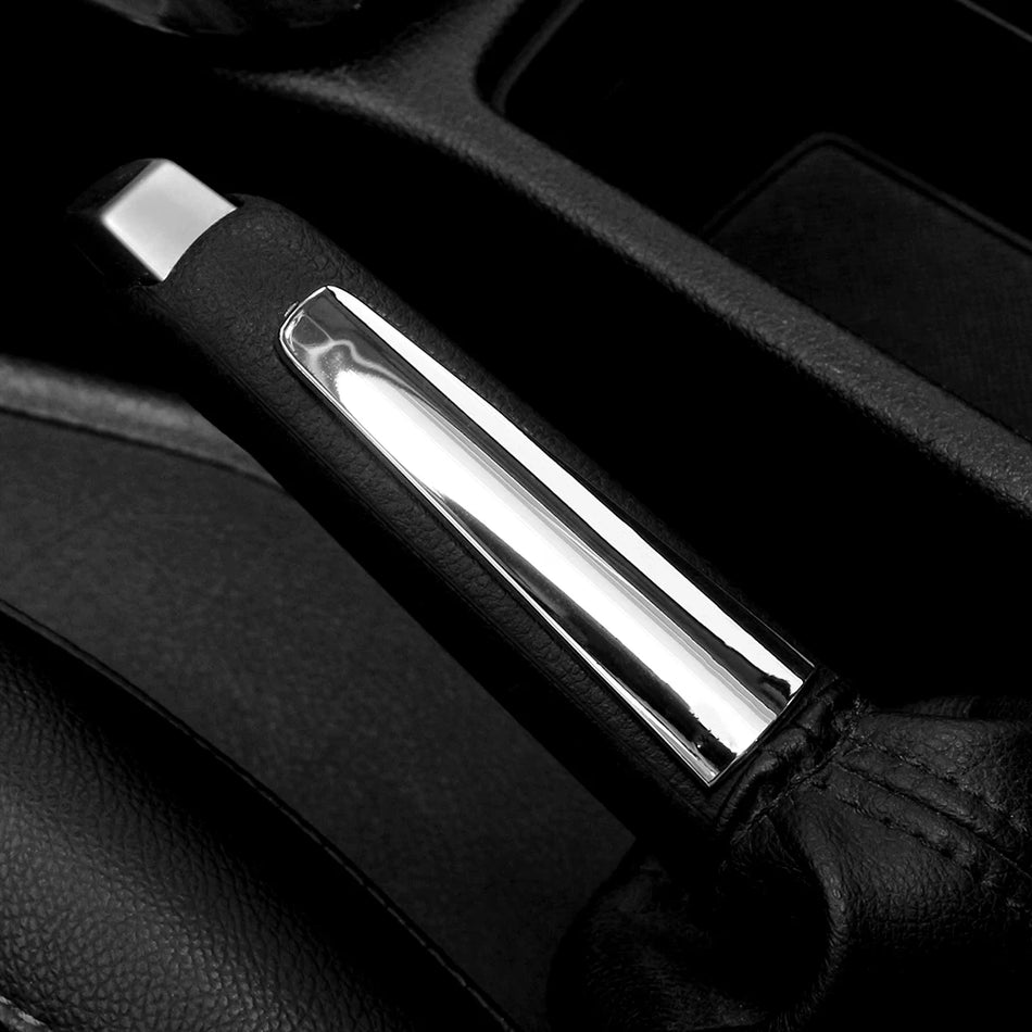 Copertura per maniglia del freno a mano per Ford Focus 2009-2018, trim in ABS cromato, accessorio per interni