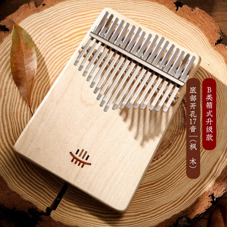 Hluru 17 21 Key Kalimba Thumb Piano &ndash; Premium Wood 17 Key Maple Wood