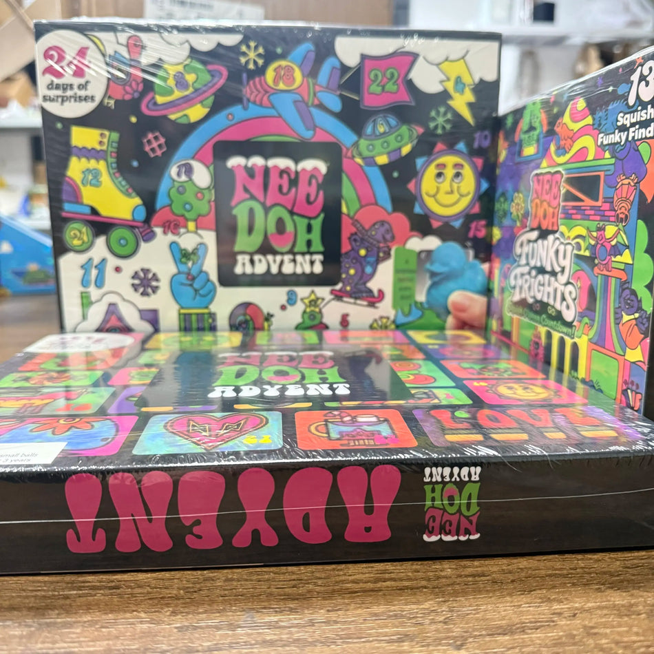 Stress Relief Advent Calendar With 3D PVC Fidget Dolls