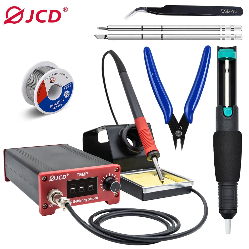 JCD T12 Soldering Station 75W &ndash; Adjustable Temp 100-480 C T12 kit7 / 110v / CHINA