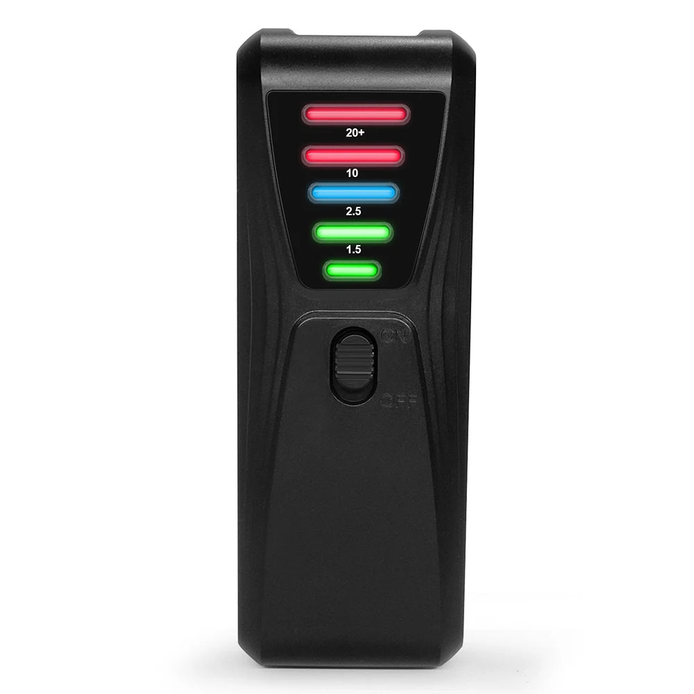 LED EMF Meter 0-20 MilliGauss &ndash; Five Color LED Indicator black