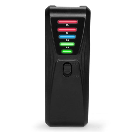 LED EMF Meter 0-20 MilliGauss &ndash; Five Color LED Indicator black