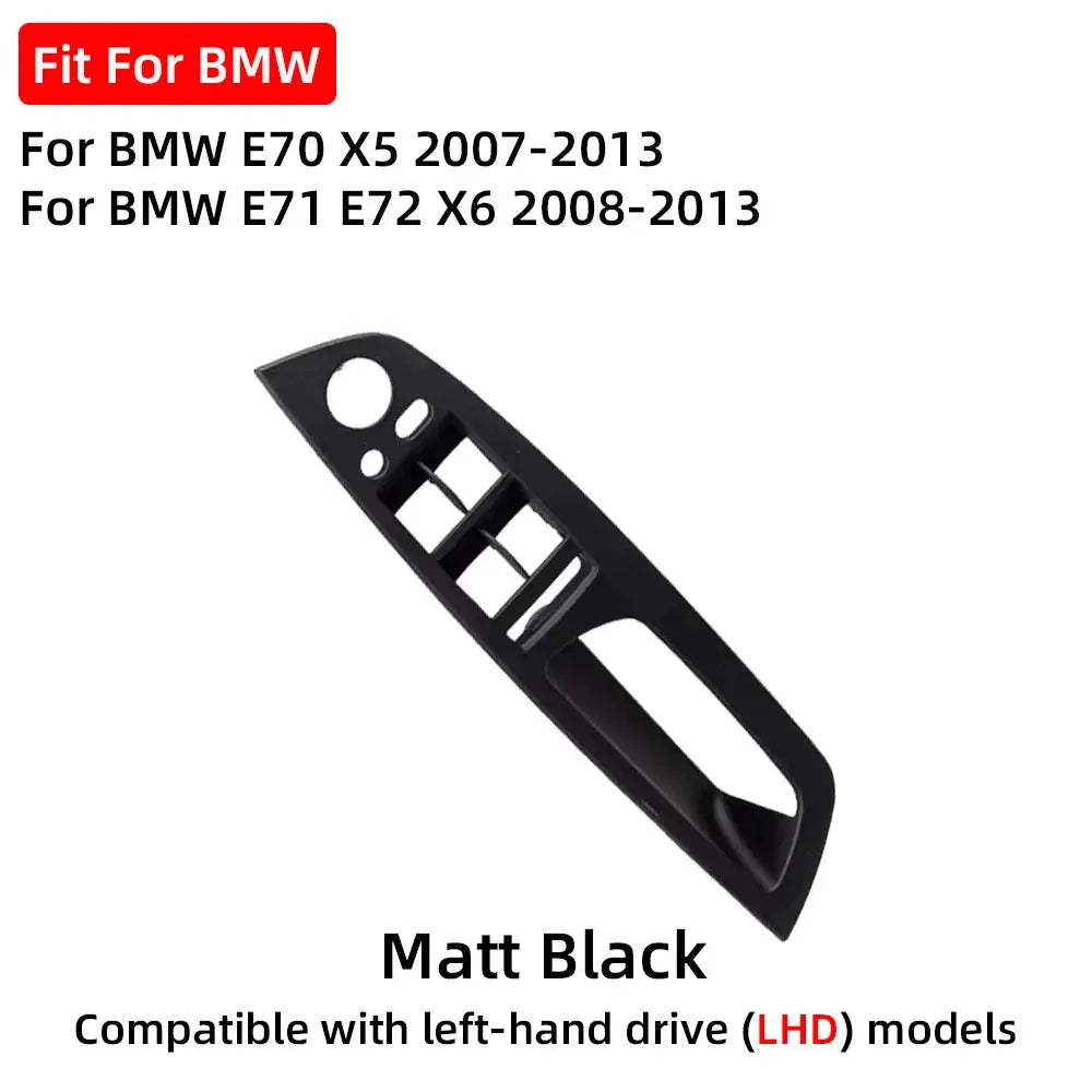 E70 E71 LHD RHD Car Interior Door Pull Handle Inner Armrest Panel Trim Cover Replacement For BMW X5 X6 E70 E71 E72 2007-2013 by InterCyprus Trading Ltd