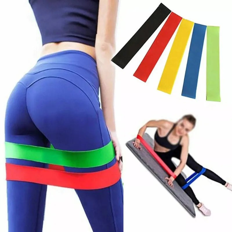 Various Color Yoga Resistance Bands for Home Fitness &amp; Strength Training