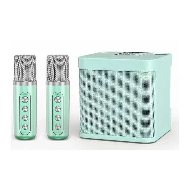 KD203 Karaoke Machine &ndash; Voice Change and Dual Microphones KD203 green