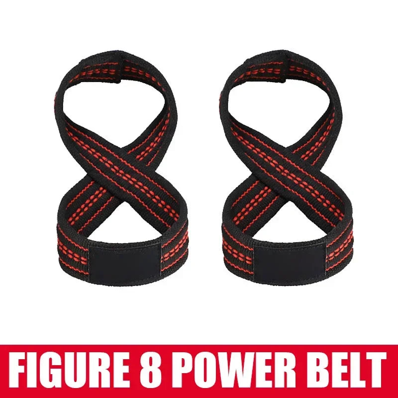 Figure 8 Weight Lifting Straps for Enhanced Grip Strength - Ideal for Deadlifts, Pull-ups &amp; Powerlifting