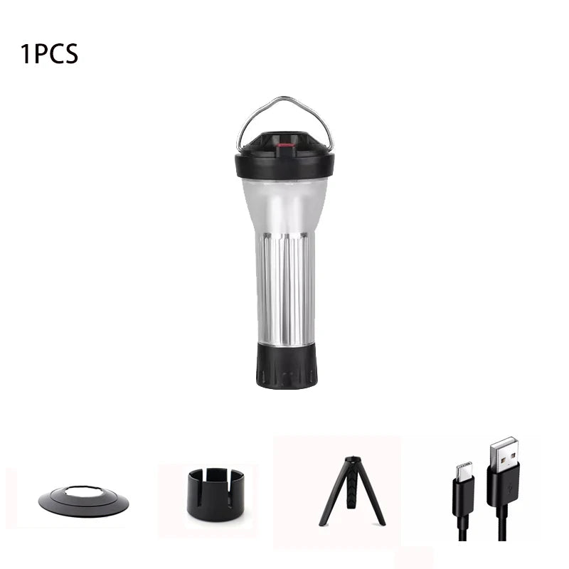 Outdoor Camping Lantern With Magnetic Base &ndash; Five Modes 1Pcs