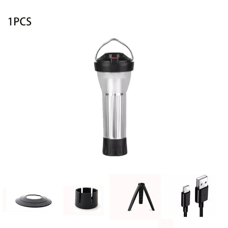 Outdoor Camping Lantern With Magnetic Base &ndash; Five Modes 1Pcs