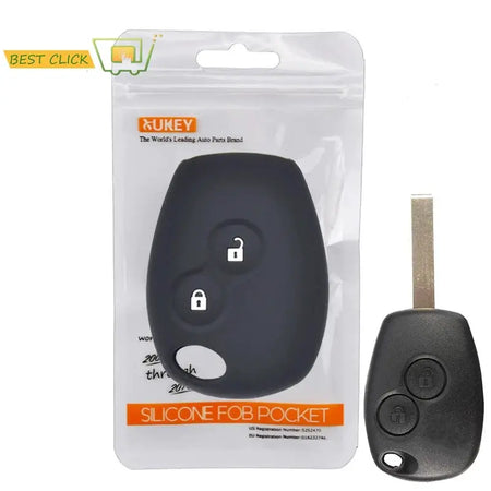 Silicone Car Key Case For Renault Trafic Clio Kangoo Master Modus Twingo for Opel Movano Vivaro Cover Remote Fob Shell by InterCyprus Trading Ltd