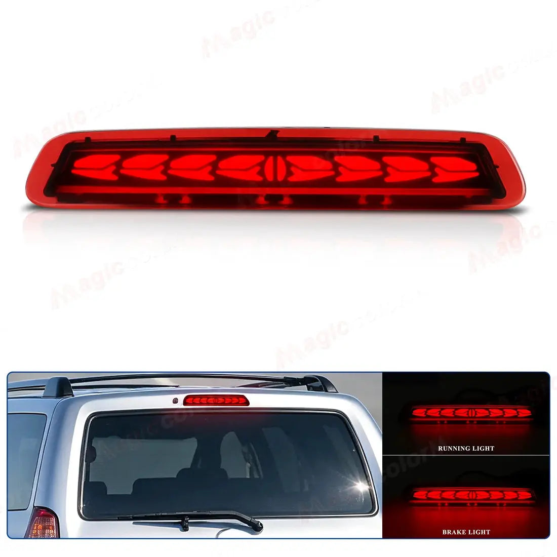 LED 3rd Third Brake Light For Toyota 4Runner Limited 2003-2005 Additional Rear Brake Taillight Driving Warning Lamp Car Parts by InterCyprus Trading Ltd