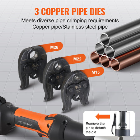 SucceBuy Pro Press Tool Electric Crimping &ndash; Cordless 20V