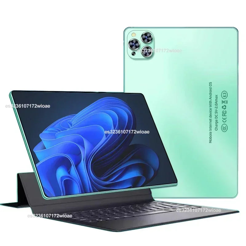 Pad 8 Pro Tablet 10.1 Inch &ndash; Snapdragon 8 Gen2 with 16GB RAM and 1024GB Storage Green and Keyboard / 12GB 256GB