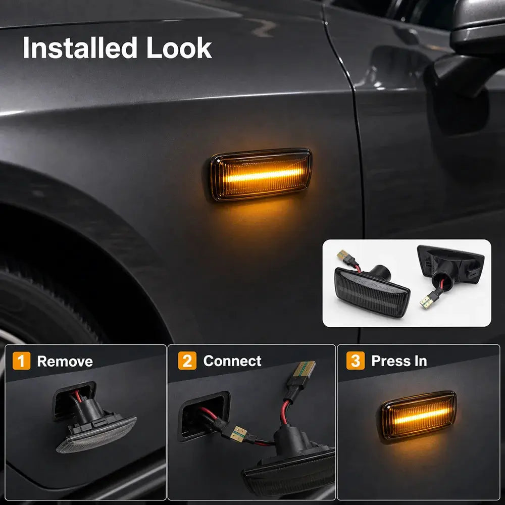 Side Marker Turn Signal Light for Opel Astra H Corsa D Insignia Zafira B by InterCyprus Trading Ltd