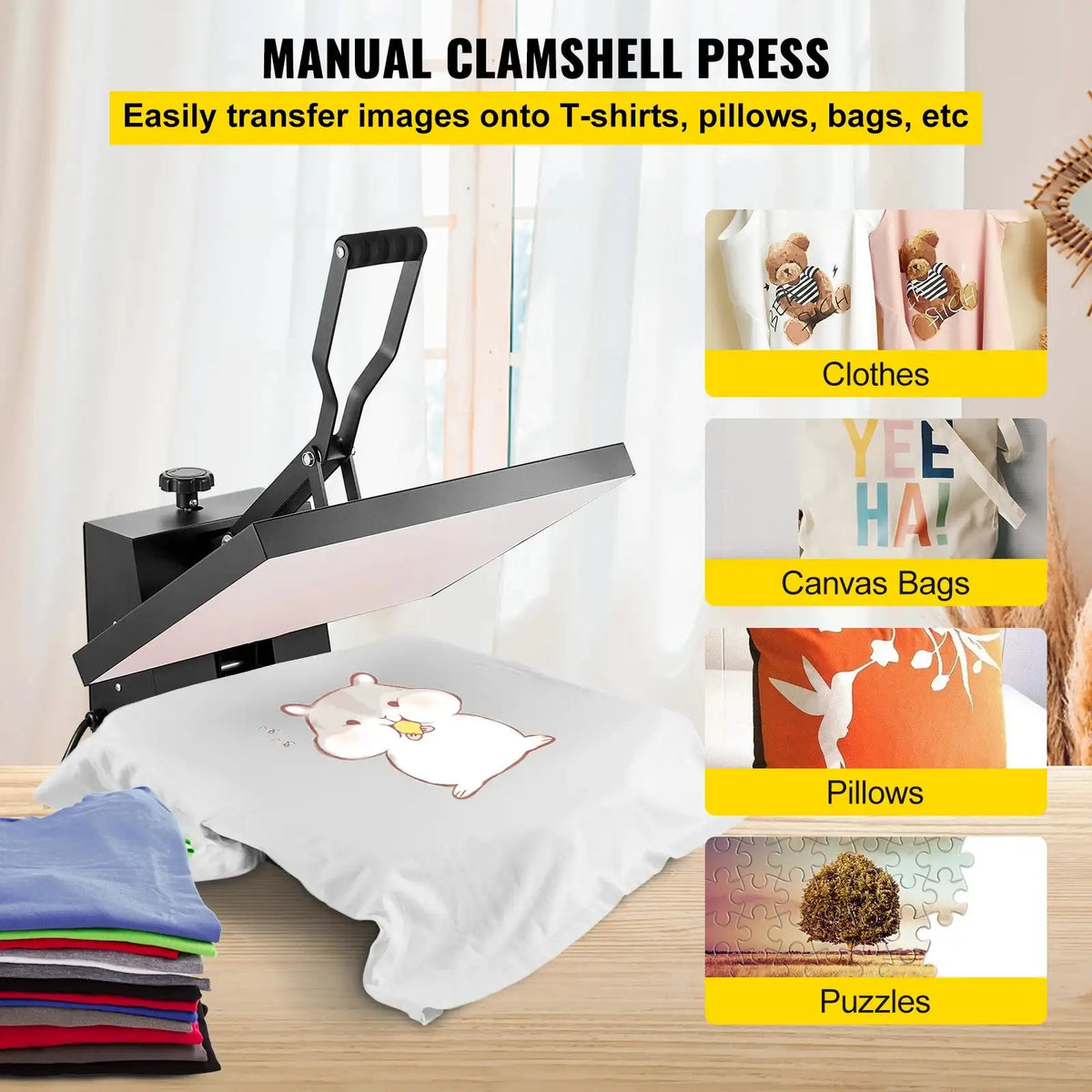 15x15 16x20 16x24 Heat Press Clamshell Sublimation