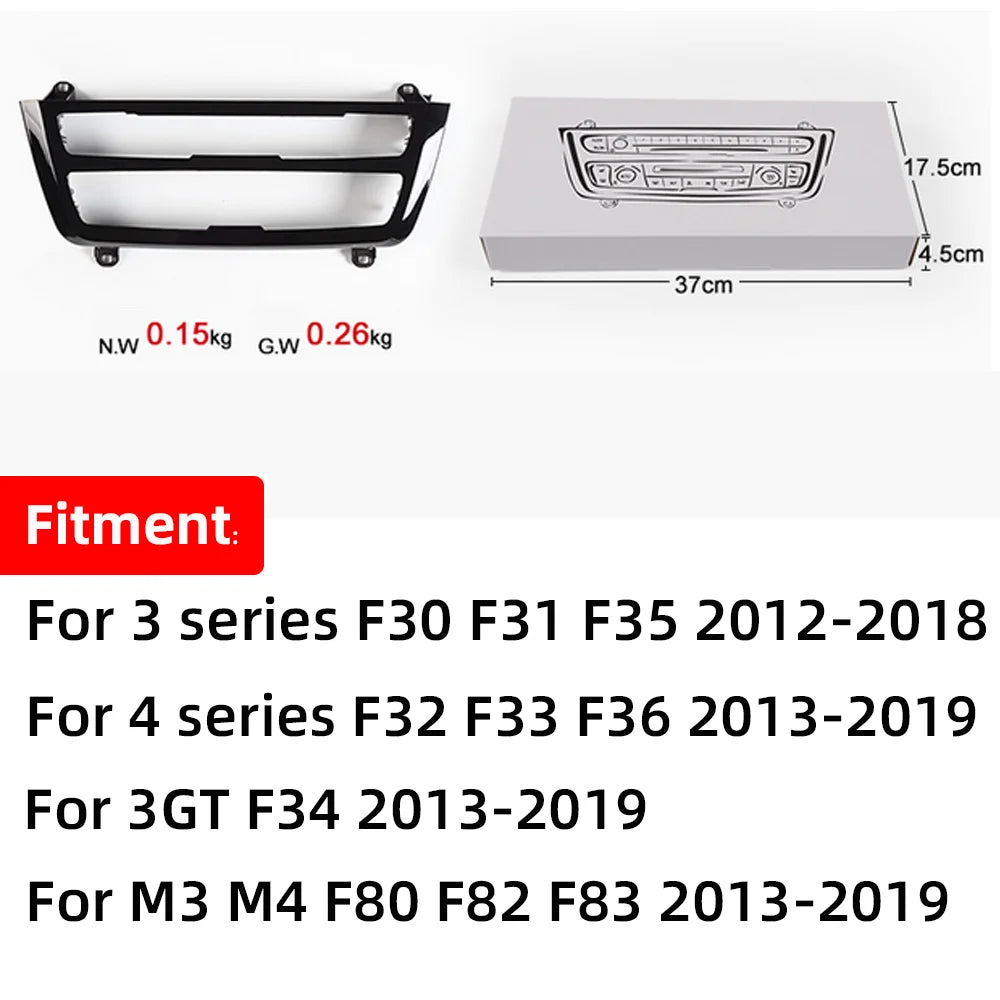 Center Console LED Ambient Strip for BMW 3 Series F30 F32 F33 F34 F36 by InterCyprus Trading Ltd