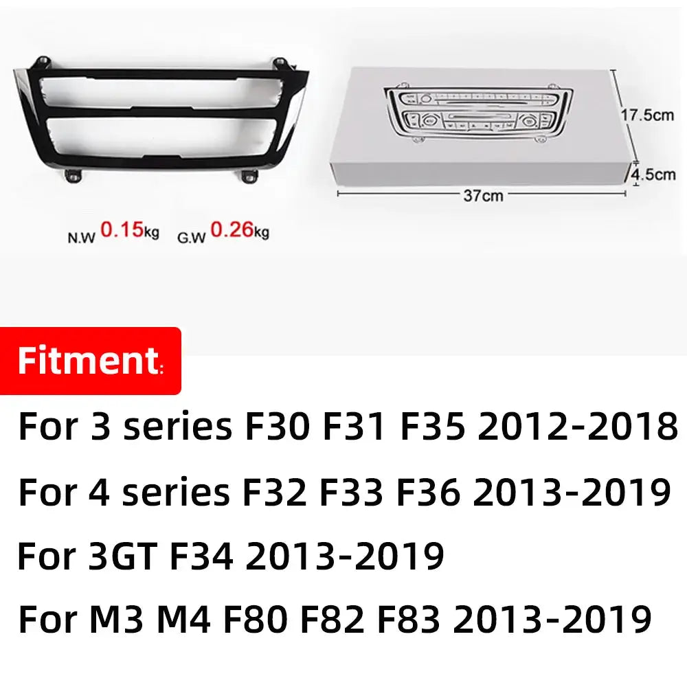 F30 2 Color Center Console AC Panel Ambient RadioTrim LED Dashboard Atmosphere Light For BMW 3 Series 4 Series F32 F33 F34 F36 by InterCyprus Trading Ltd