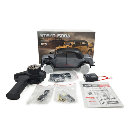 1/18 Remote Control German Command Car - Anti-Fall Simulation Vehicle standard grey