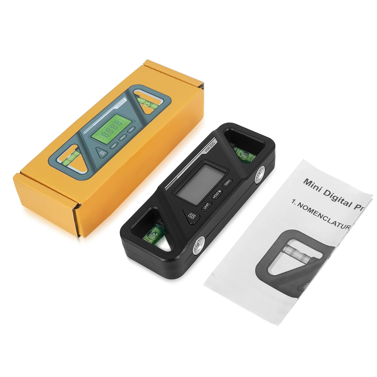 HW300 Inclinometer &ndash; Digital Protractor And Level Gauge