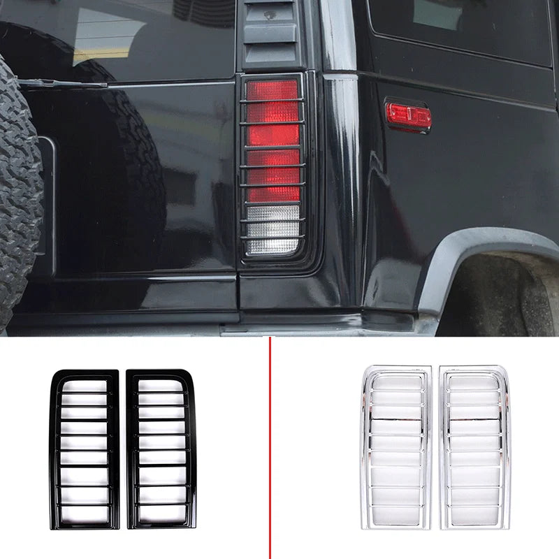 Hummer H2 2003 2009 Pokrov stražnjeg svjetla ABS crni dekorativni