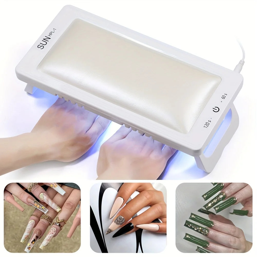 YIKOOLIN Foldable Nail Lamp With LED UV Gel Dryer &ndash; Compact