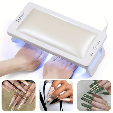 YIKOOLIN Foldable Nail Lamp With LED UV Gel Dryer &ndash; Compact