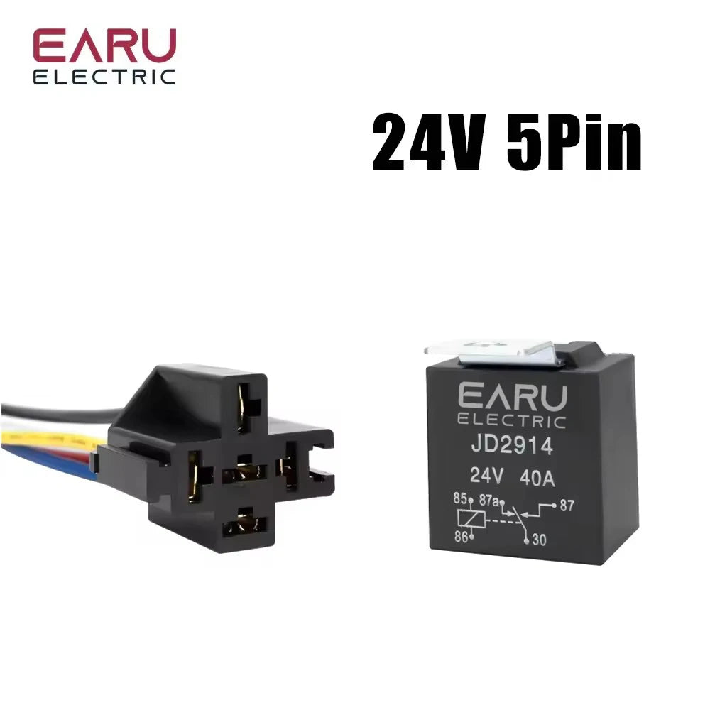 Waterproof Automotive Relay 12V 24V &ndash; Reliable Performance and Robust Protection 24V 5P