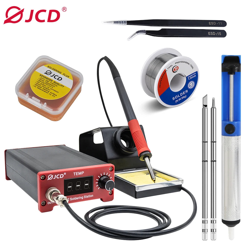 JCD T12 Soldering Station 75W &ndash; Adjustable Temp 100-480 C T12 kit4 / 220V / CHINA