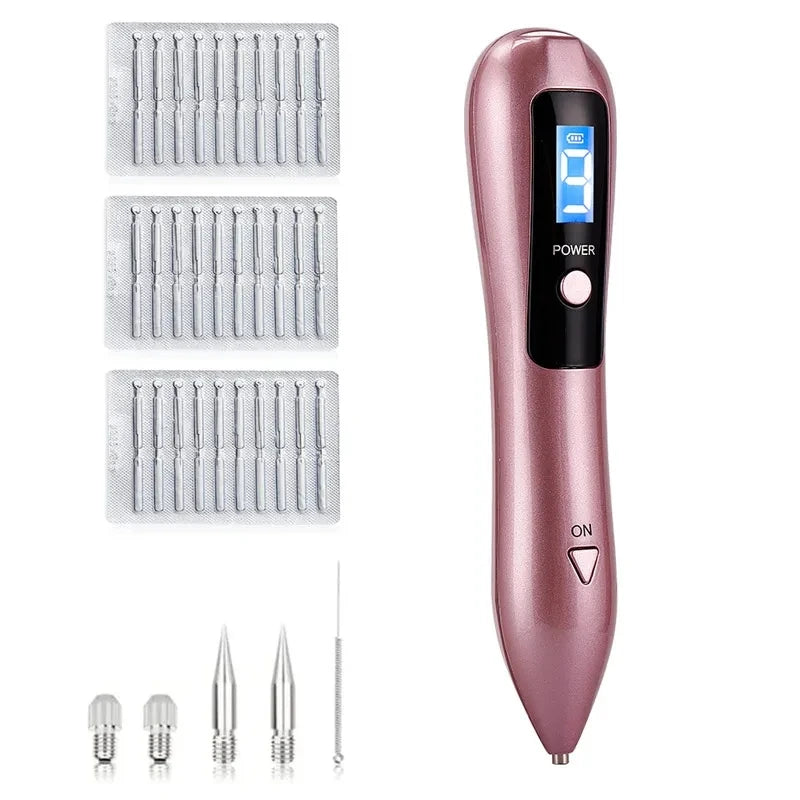 Skin Tag Remover LED Plasma Pen &ndash; Safe Quick Spot Removal Pink