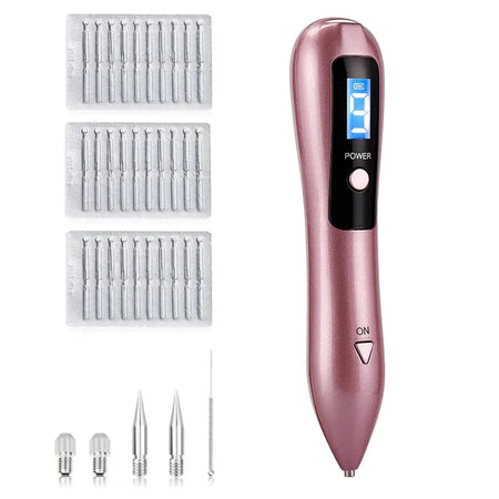 Skin Tag Remover LED Plasma Pen &ndash; Safe Quick Spot Removal Pink