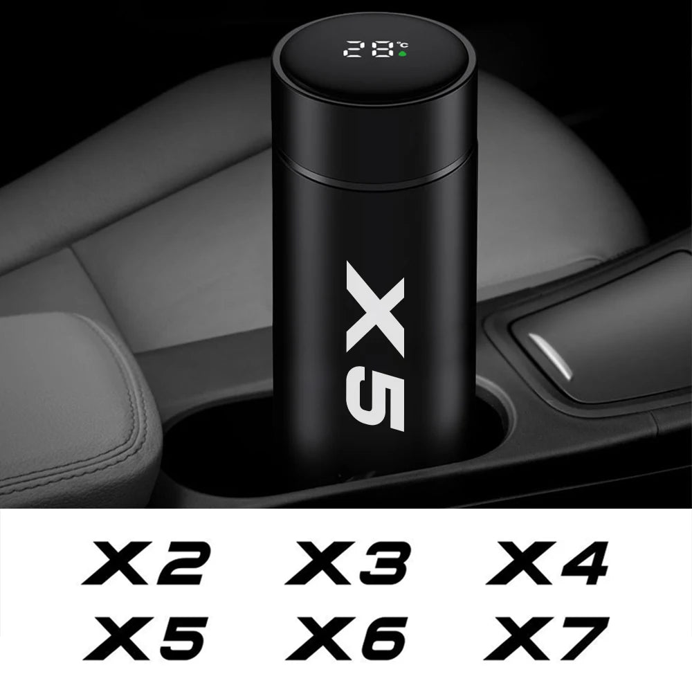 Car Insulated Cup Smart Thermos Bottle - LED Temp Display