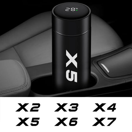 Car Insulated Cup Smart Thermos Bottle - LED Temp Display